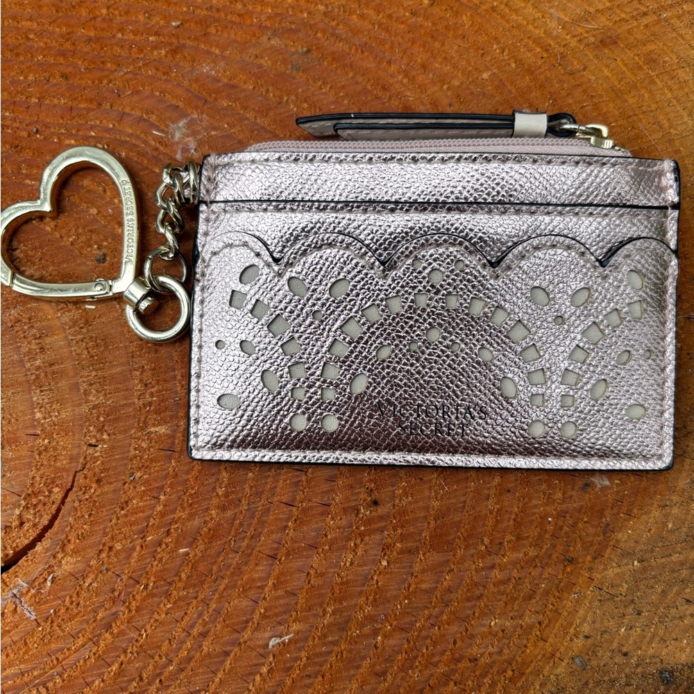 Victoria's Secret Silver Key and Card Holder